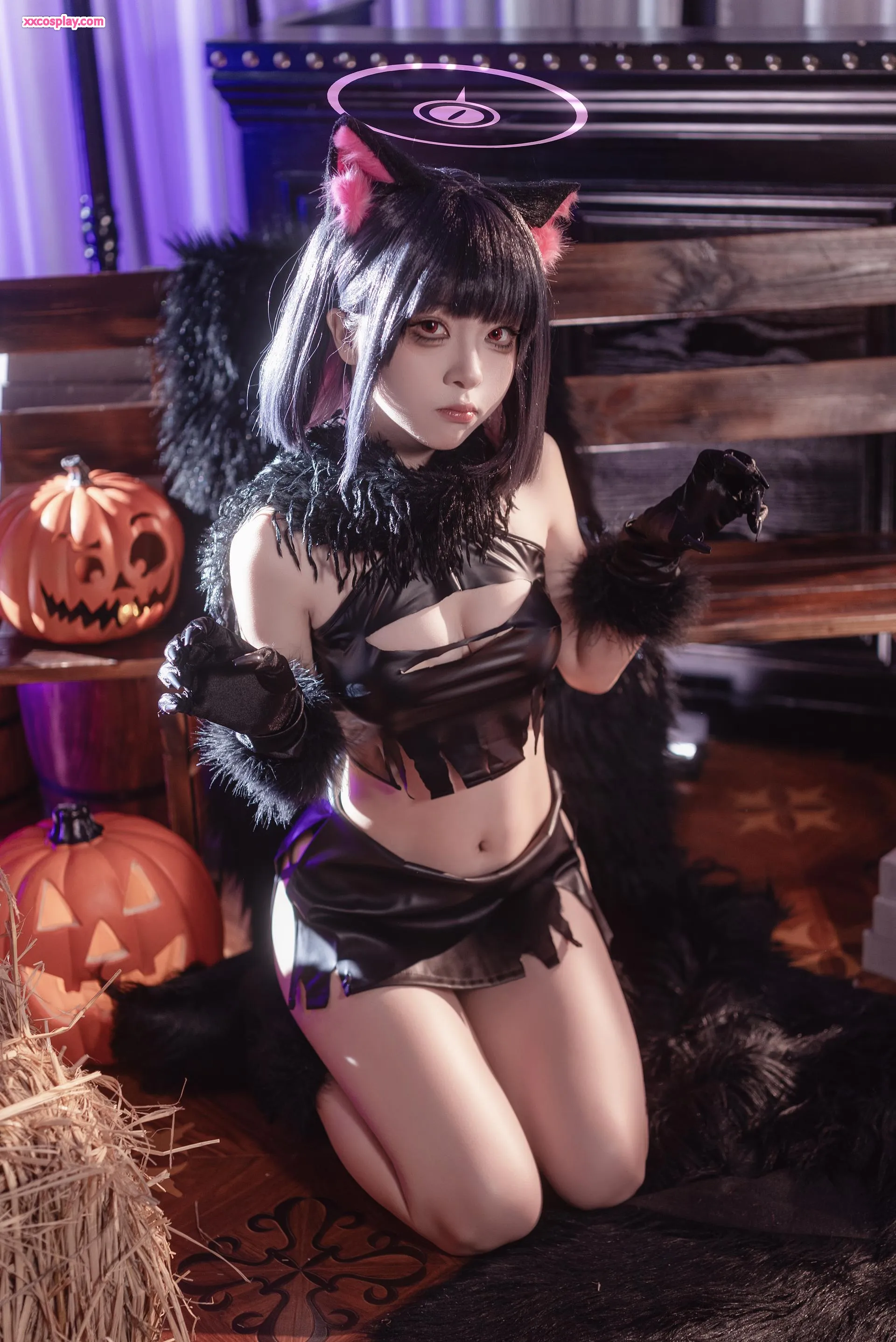 Shiliangyu - Black Cat Halloween